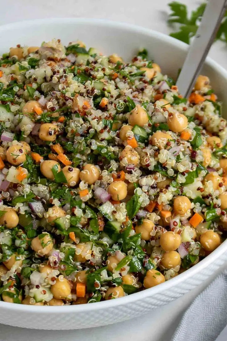 Chickpea Protein Salad (Vegan) – High Protein Fat Loss Meal Fitta Bite