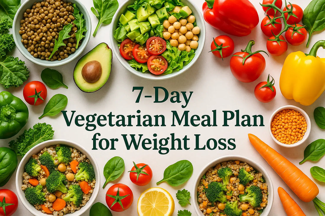 7-Day Meal Plan Vegetarian Meal Plan for Weight Loss - Fitta Bite