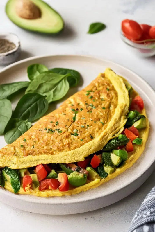 Chickpea Protein Omelette (Vegan) – High Protein Fat Loss Meal - Fitta Bite