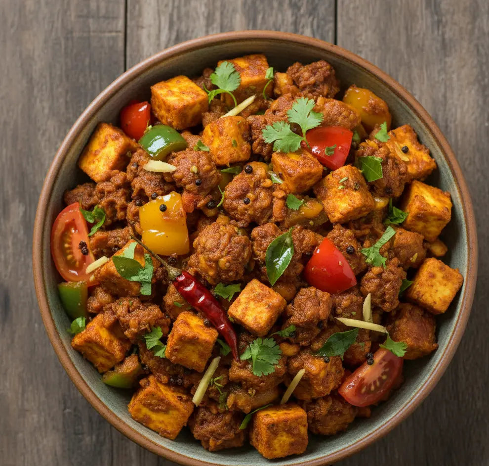 Spicy Paneer Soya Masala Bow FittaBite