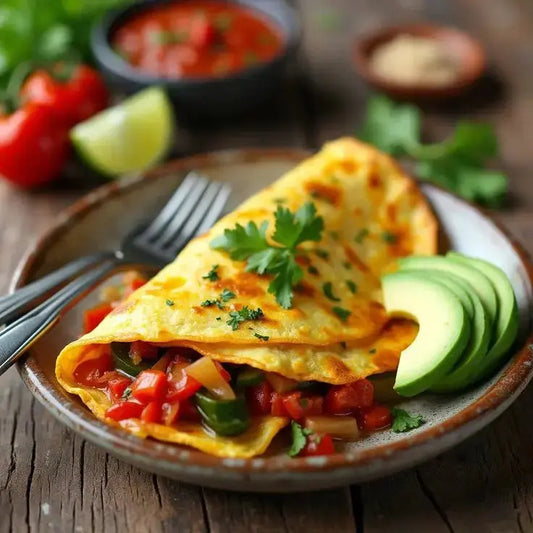 Chickpea Protein Omelette (Vegan) – High Protein Fat Loss Meal - Fitta Bite
