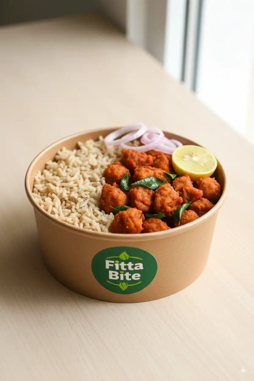 Grilled Soya & Brown Rice Bowl Fitta Bite