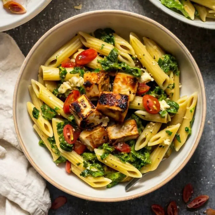 Fit Pasta (Paneer / Tofu) – High Protein Veg Pasta Bowl Fitta Bite